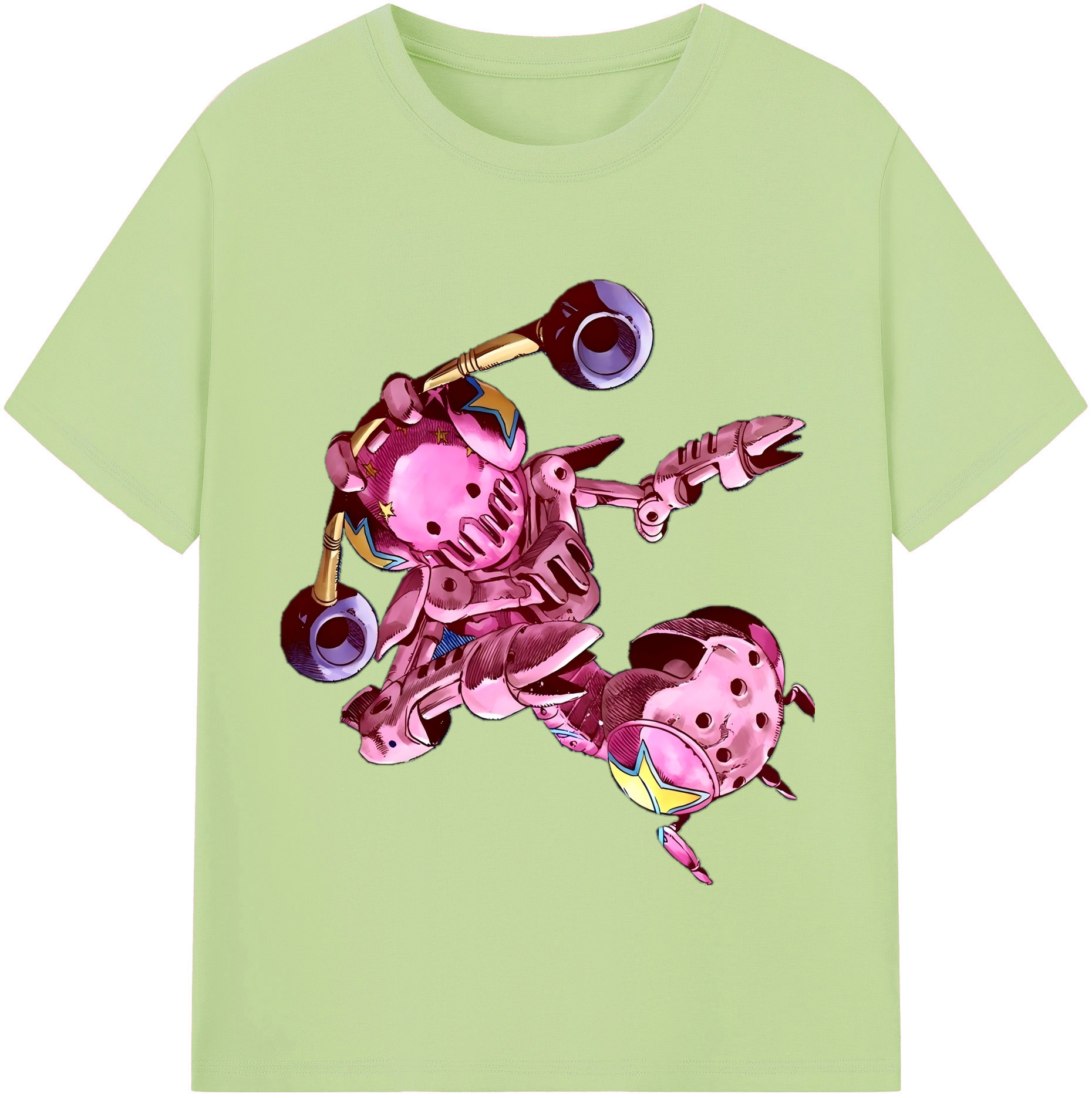 （画像用） ジョジョの奇妙な冒険 ジョナサン?ジョースター JoJo's Bizarre Adventure Jonathan Joestar 綿100％半袖Tシャツ（フロントプリント）